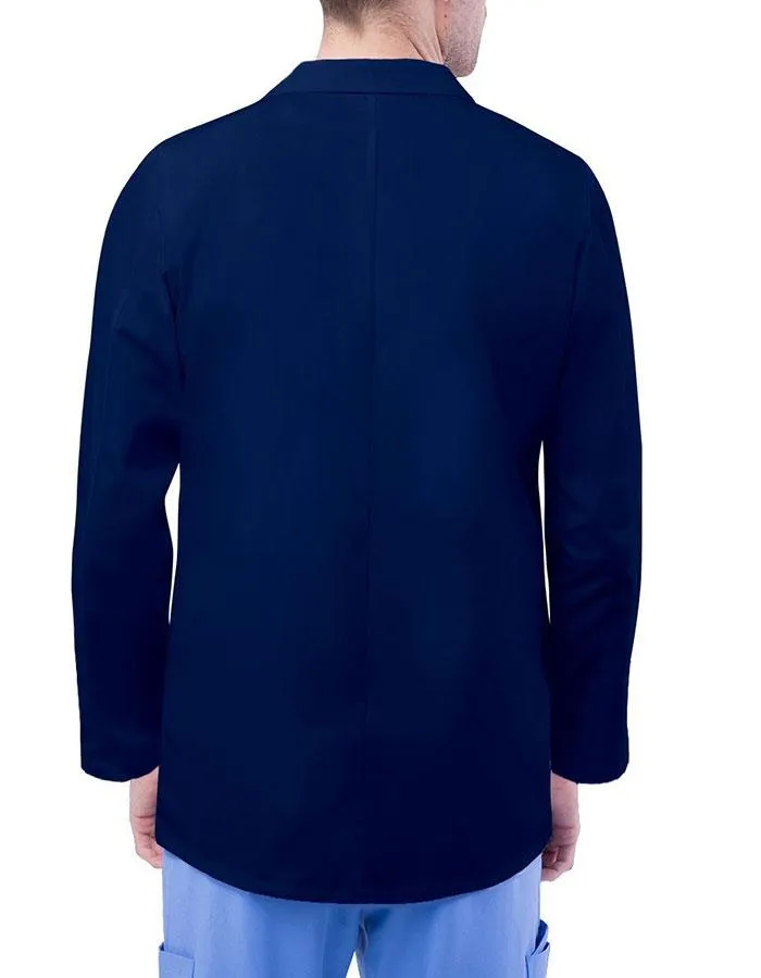 Adar 31 Inch Unisex Three Pocket Consultation Short Lab Coat