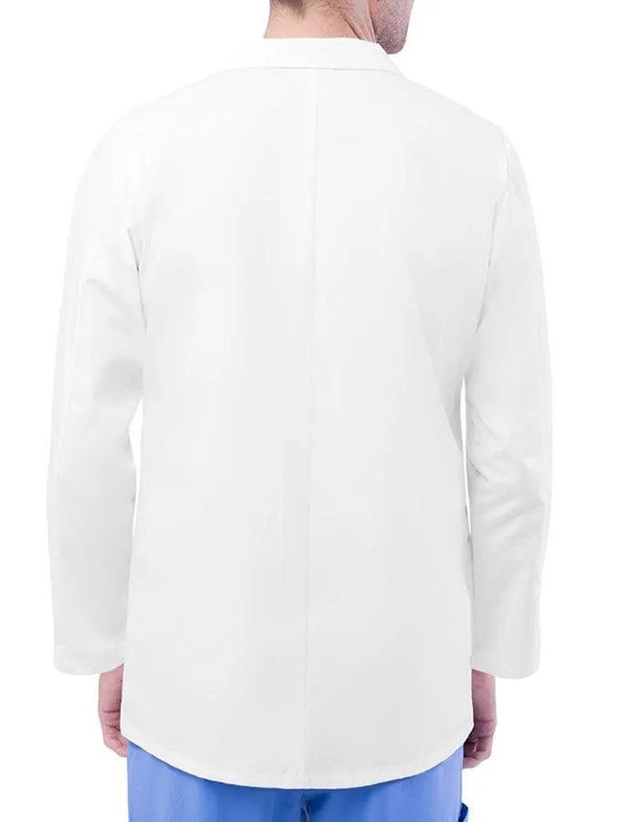 Adar 31 Inch Unisex Three Pocket Consultation Short Lab Coat