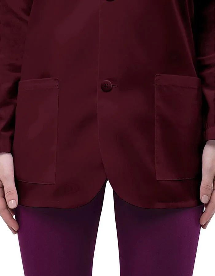 Adar 31 Inch Unisex Three Pocket Consultation Short Lab Coat