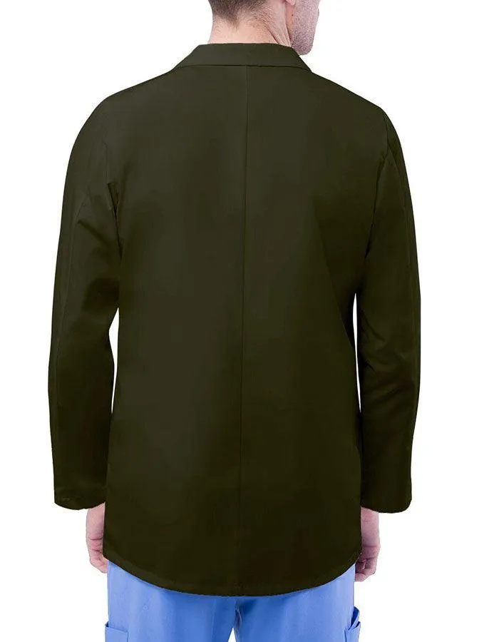Adar 31 Inch Unisex Three Pocket Consultation Short Lab Coat