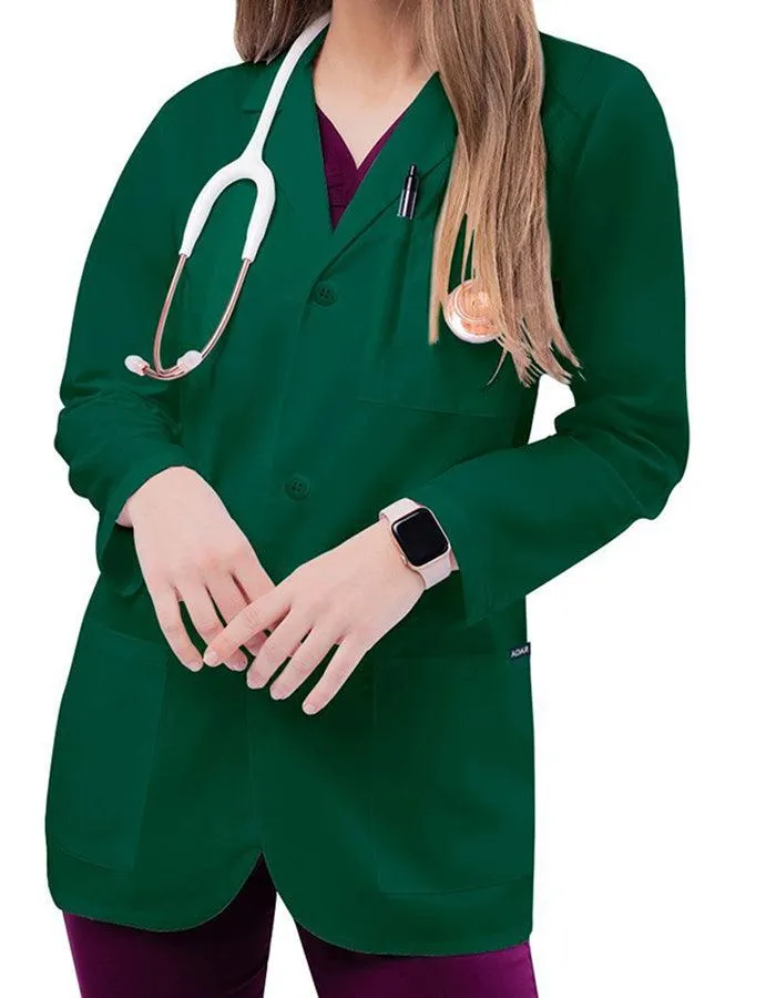 Adar 31 Inch Unisex Three Pocket Consultation Short Lab Coat