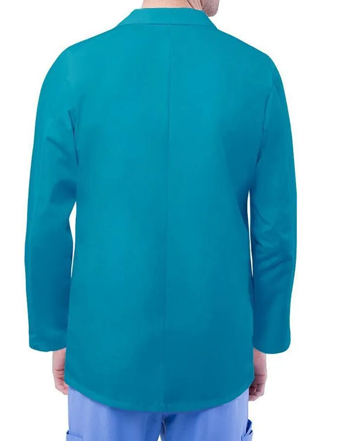 Adar 31 Inch Unisex Three Pocket Consultation Short Lab Coat