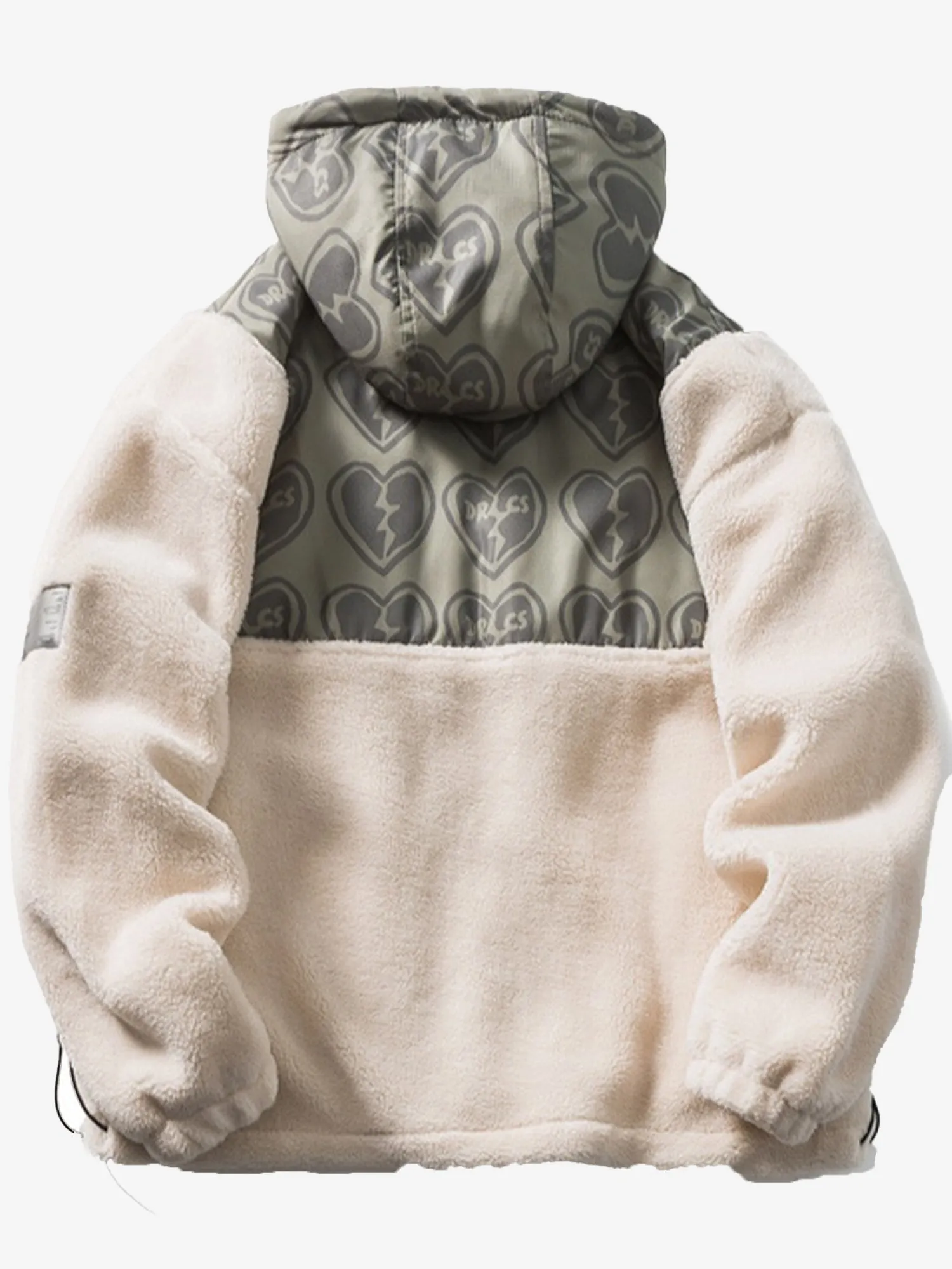 JUSTNOTAG Casual Print  Hooded COATS