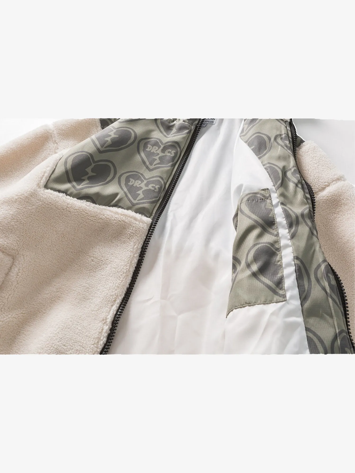JUSTNOTAG Casual Print  Hooded COATS