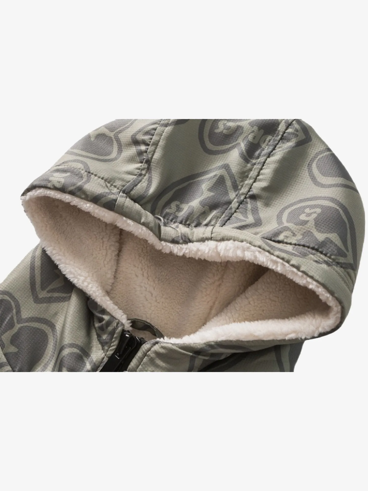 JUSTNOTAG Casual Print  Hooded COATS