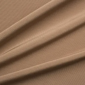 Taupe Microfibre Shantung